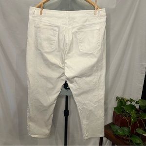 Talbot’s Heritage, women’s white, denim pants, size 16/33